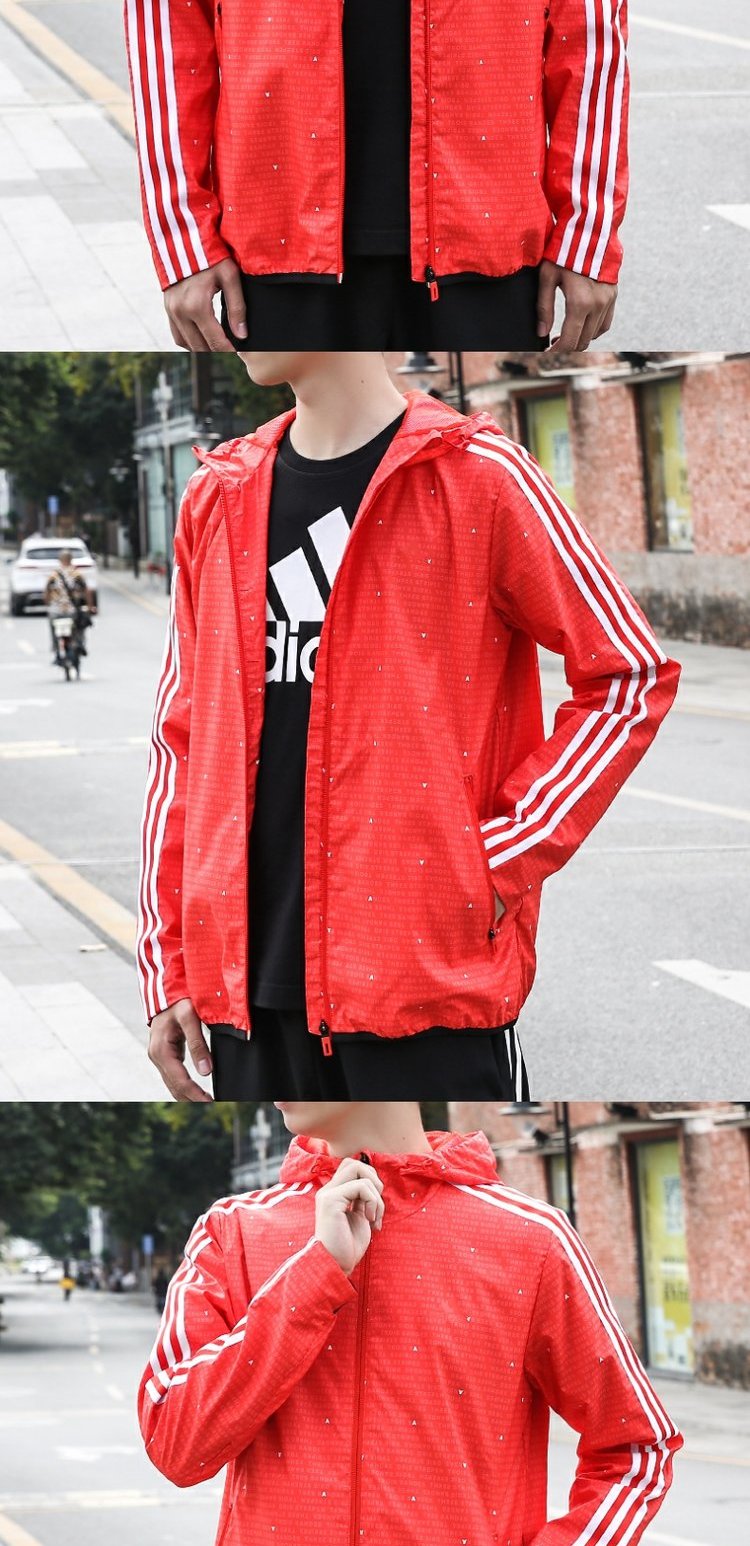 Adidas adidas 19 mùa xuân nam thể thao trùm đầu áo khoác giản dị DW4652 - Áo khoác thể thao / áo khoác áo khoác anta
