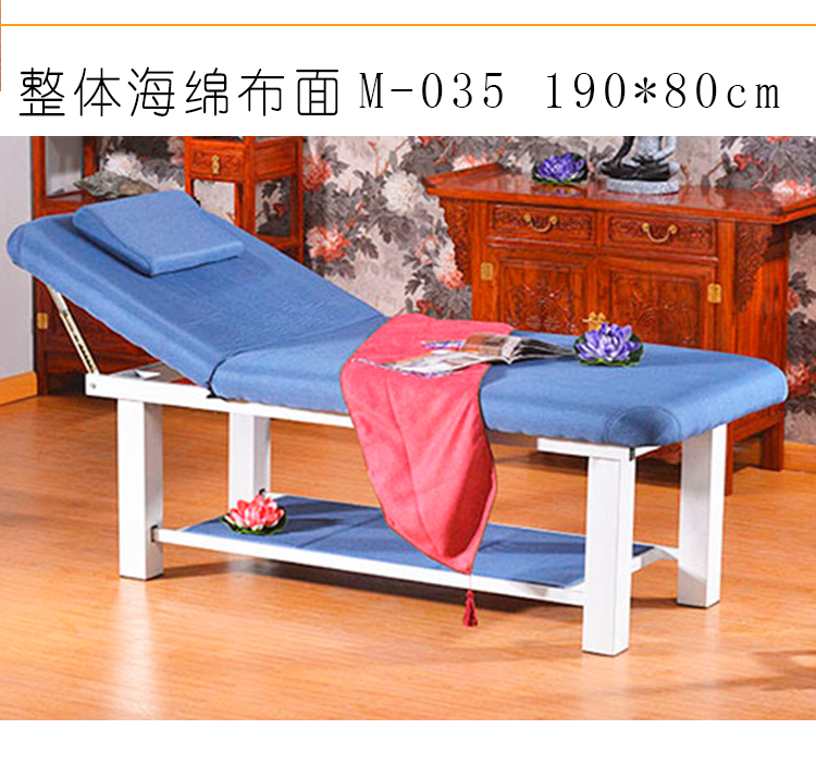 [Giường làm đẹp cao cấp] Nội thất Tân Cương Leike làm đẹp giường massage giường đầy đủ bọt biển dày không rung - Hair Salon / Nội thất làm đẹp