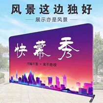 Acrylic Display Show Production Fast Curtain Show Flag Banner Standing People Exhibition Stand Poster Frame Truss Picture Building