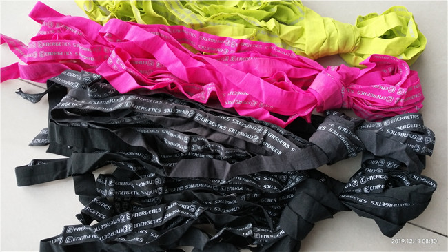 2cm wide letters printed elastic folio wrapped edge Flex Briefs Pants Waist up Elastic Rope 1 Yuan 6 m