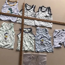 66-80 yards pure cotton lycra bamboo fiber modal baby summer vest childrens finished clothing 2 5 yuan