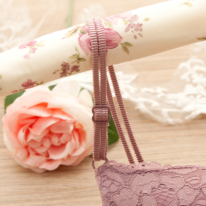 Cô gái châu Âu và Mỹ bra gợi cảm ren đẹp trở lại ngực nhỏ tập hợp điều chỉnh áo ngực thoáng khí phụ nữ đồ lót mỏng dày đồ lót nữ