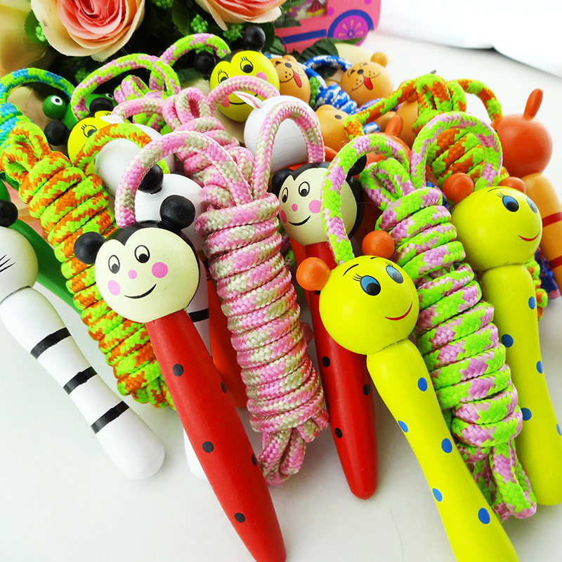 Primary school students kindergarten cartoon skipping rope animal head children's toys sports competition children fitness rope