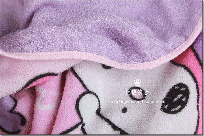 Полотенце 日单纯棉割绒印花美乐蒂库洛米玩具总动员卡通浴巾柔软吸水亲肤 OTHER