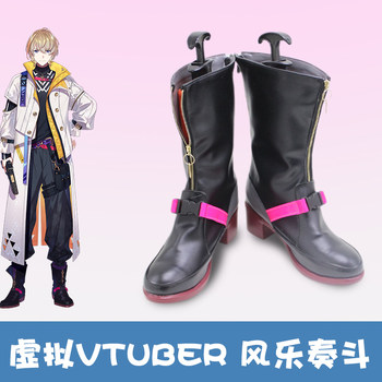 G0888 Rainbow Society Virtual Vtuber Wind Music Fighting Cos Shoes Cosplay Shoes