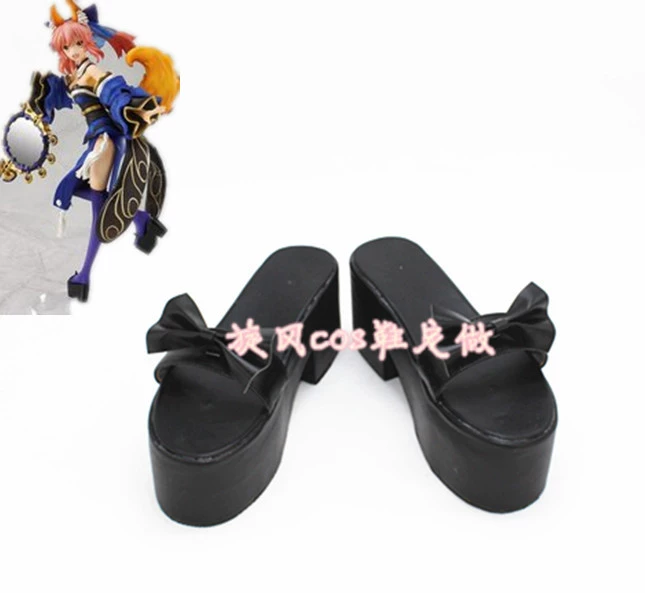 C1178 Fate / EXTRA ngọc bích giày cosplay phía trước giày cos - Cosplay