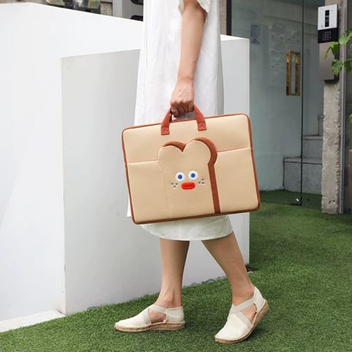 Подлинный романский канцелярские товары уродливая милая ручная рука, сдерживая пакет, пакет для ноутбука, утолщенная электронная книга для iPad сумки для iPad