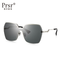 Pasha glasses fashion big frame women sun glasses polygon frame round face big face thin ins trend sunglasses