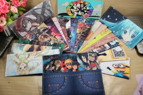 Creative cartoon short wallet for students, coins