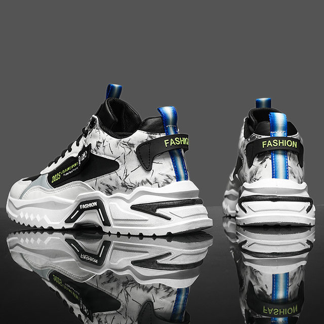 ເກີບຜູ້ຊາຍປີ 2024 ດູໃບໄມ້ລົ່ນກິລາໃຫມ່ແລະເກີບບາດເຈັບແລະຄົນອັບເດດ: ຄົນອັບເດດ: Versatile Heightening ເກີບສີຂາວ Trendy ຍີ່ປຸ່ນ Forrest Gump Shoes