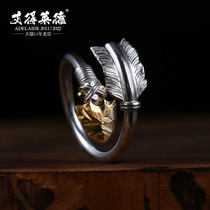 2022 new cupids arrow 925 pure silver ring handmade diy arrow forefinger Ring Personality Birthday Gift