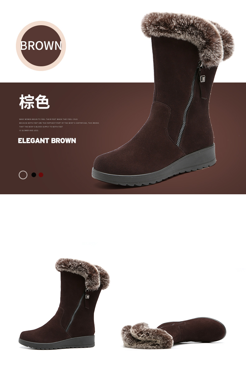 Bottes hiver pour femme en Polyurethane - Ref 3248603 Image 32