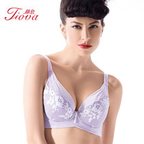 Womens underwear counter big chest small bra fat mm thin cup full cup gathered bra female BQ0701