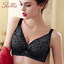  Womens underwear counter high-end sexy plus size bra womens bra full cup gathered thin BQ0951