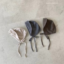 Now KEAIMAMA Korea 24 summer boys and girls baby thin cotton sunscreen cute tethered hat