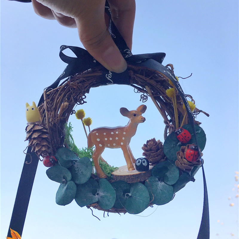 Who's Not One' Retro Virgin Elk Deer Flying Girl Decorates Handick Diy Birthday Gift Friends