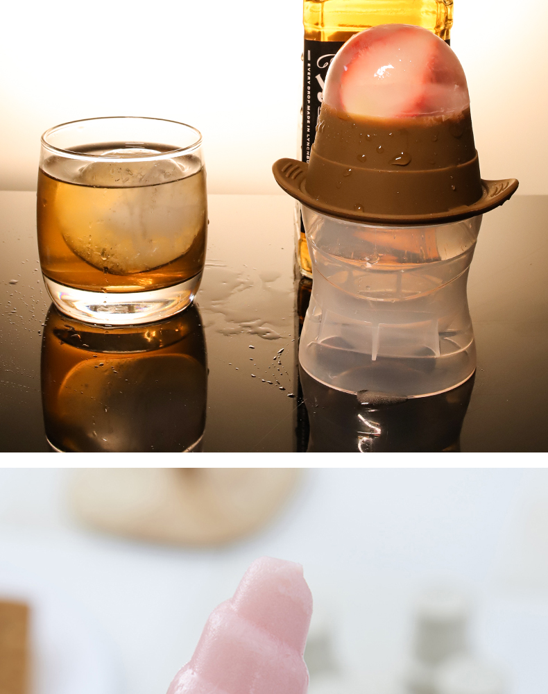 Ice ice ice cube with cover silicone ice ice ice ice lạnh uống kem lạnh khuôn nhà tự chế popsicle set ice cream - Tự làm khuôn nướng khuôn kem silicon