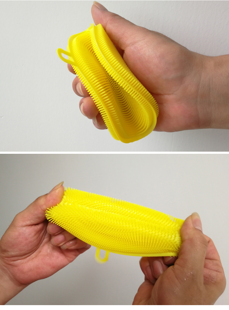 硅胶洗碗布厨房刷碗刷锅去污不沾油抹布家用加厚百洁布清洁刷神器 硅胶洗碗布厨房刷碗刷锅去污不沾油抹布家用加厚百洁布清洁刷神器