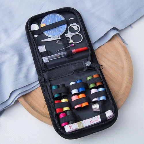 Портативная швейная коробка, набор из 10 предметов, ручное шитье, бытовые швейные аксессуары, аксессуары, инструменты для ручного шитья, набор для шитья