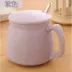 Cốc gốm đơn giản sáng tạo có nắp đậy cốc Mug Cà phê sữa Bữa sáng Bột yến mạch Cặp đôi Cup Cup Uống lock and lock bình giữ nhiệt Tách