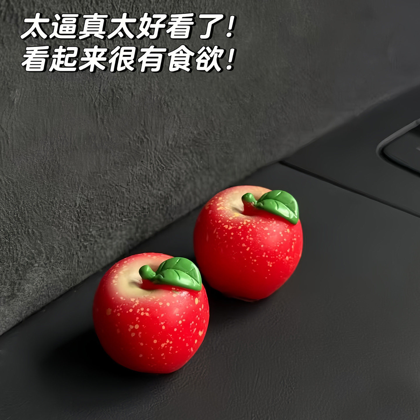 New Style Peace Apple Fruit Simulation Car Ornament Cute Dashboard Car Decoration Hanging Accessory Decoration