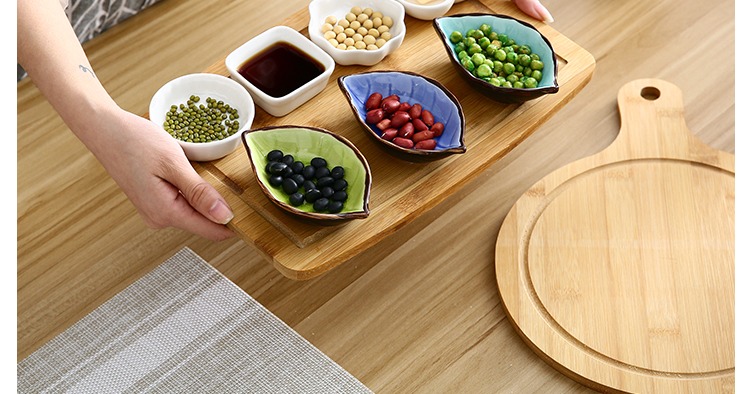 Jimei gốm nhỏ món ăn Nhật Bản bộ đồ ăn giấm món ăn nước tương món ăn gia vị món ăn xương đĩa món ăn món ăn sáng tạo tấm thìa ăn cơm