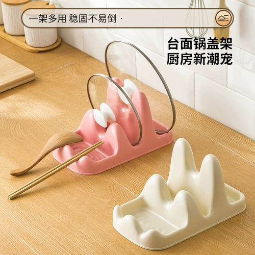 Легкая роскошная двойная крышка, нарезанная рама кухонная столешница, прозрачная лопаточка, нарезанная рама ложек -рамы