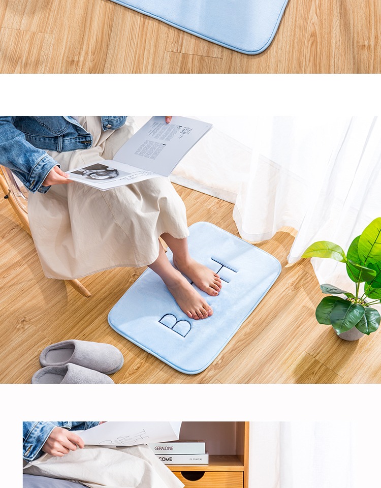 Sàn dày mat cửa mat cửa phòng tắm cửa phòng ngủ nhà mat phòng tắm mat mat thấm thảm - Thảm sàn thảm ghép trải sàn
