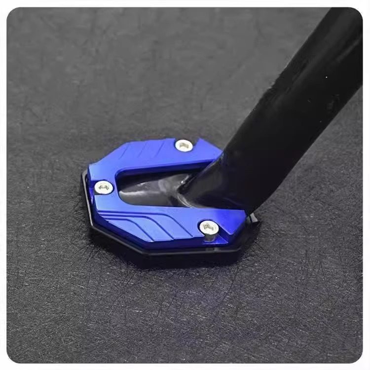 Universal Electric Vehicle and Motorcycle Side Stand with Enlarged Base, Widened Anti-Slip Side Stand Base Accessories
