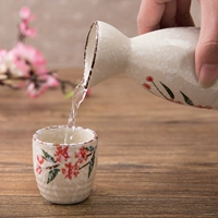 Rượu vang sáng tạo Nhật Bản đặt nhà rượu vang trắng rượu vang vàng sake nồi rượu vang chai rượu vang chai rượu vang ly rượu kệ rượu vang để bàn