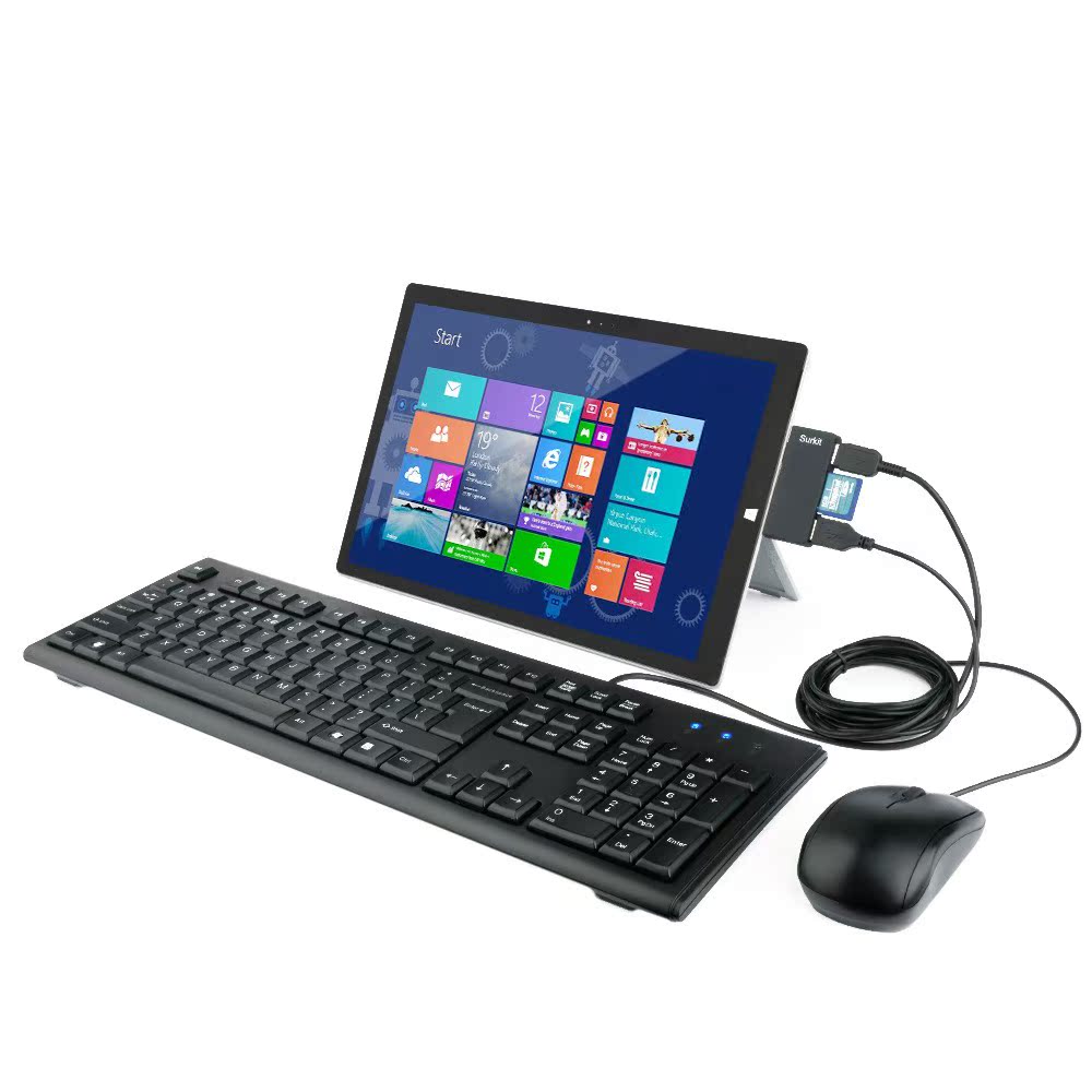 USB3.0HUB + đầu đọc thẻ đa chức năng Microsoft bề mặt viên nén phụ tùng-one nở - USB Aaccessories quạt nhỏ để bàn