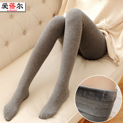 秋冬季加绒加厚打底裤高腰连裤袜女士保暖裤显瘦外穿棉裤踩脚袜裤-tmall.com天猫