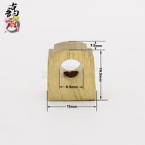 1 5cm copper lock nose Antique copper lock accessories Door cabinet door nose copper accessories Chinese furniture decoration accessories Door latch