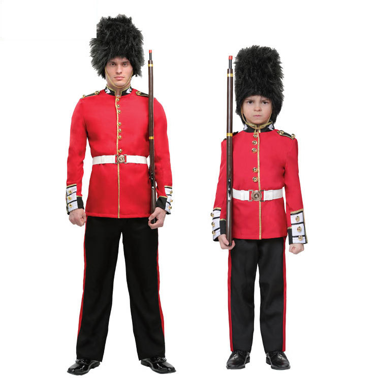 Halloween Stage Performance Costumes for Adults and Kidsren, European Royal Guards, Bodyguards and Guards Costumes