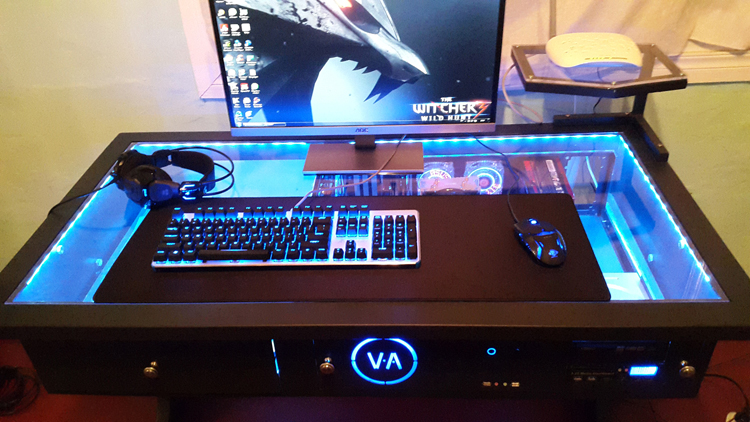 Vanaen Computer Chassis Water Cooled One Table Transparent