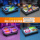 Акриловая светодиодная светящаяся закусочная тарелка platter bar KTV special fruit mini 4