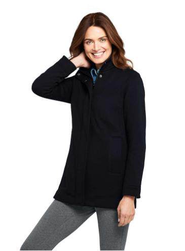 Landsend Ladies Fleece Warm Jacket Jacket Stand Collar 503615AEX US Direct Mail Multicolor
