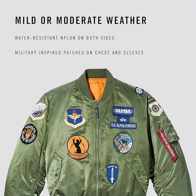 Мужская куртка Alpha Industries MA-1 с теплой подкладкой, 858169, подлинная прямая поставка из США
