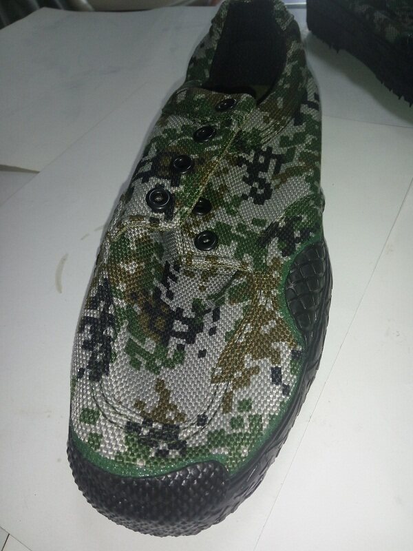 Bottes militaires en toile - porter - Ref 1399627 Image 6