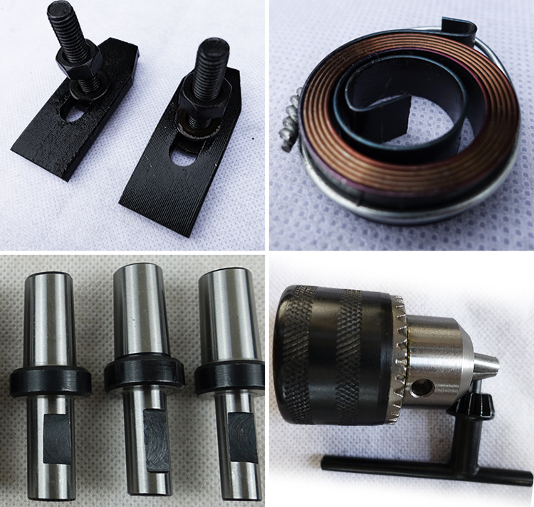 Manual press press bed doll punch bed accessories Drill chuck special platen spring special connecting rod