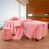 Thẩm mỹ viện làm đẹp bao gồm bốn bộ bán buôn ga chun bọc giường spa Trang bị tấm