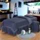 Perry Home Dệt Navy Blue Beauty Bed Cover Bốn mảnh cơ thể mát xa Vật lý trị liệu Giường tùy chỉnh hình vuông đầu hình thang