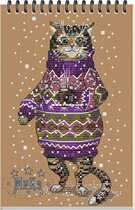 (Tuanbao own) DMC kit hipster series DW109 wearing sweater cat 14CT2 embroidery