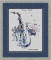 (Tuanbao cross stitch drawing print) hipster series JW123 night melody-saxophone original color