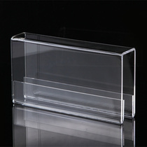 Customized transparent acrylic double-sided screen listing Table post card display card name name card position card seat card U-shaped desk seat Table Office card nameplate position card