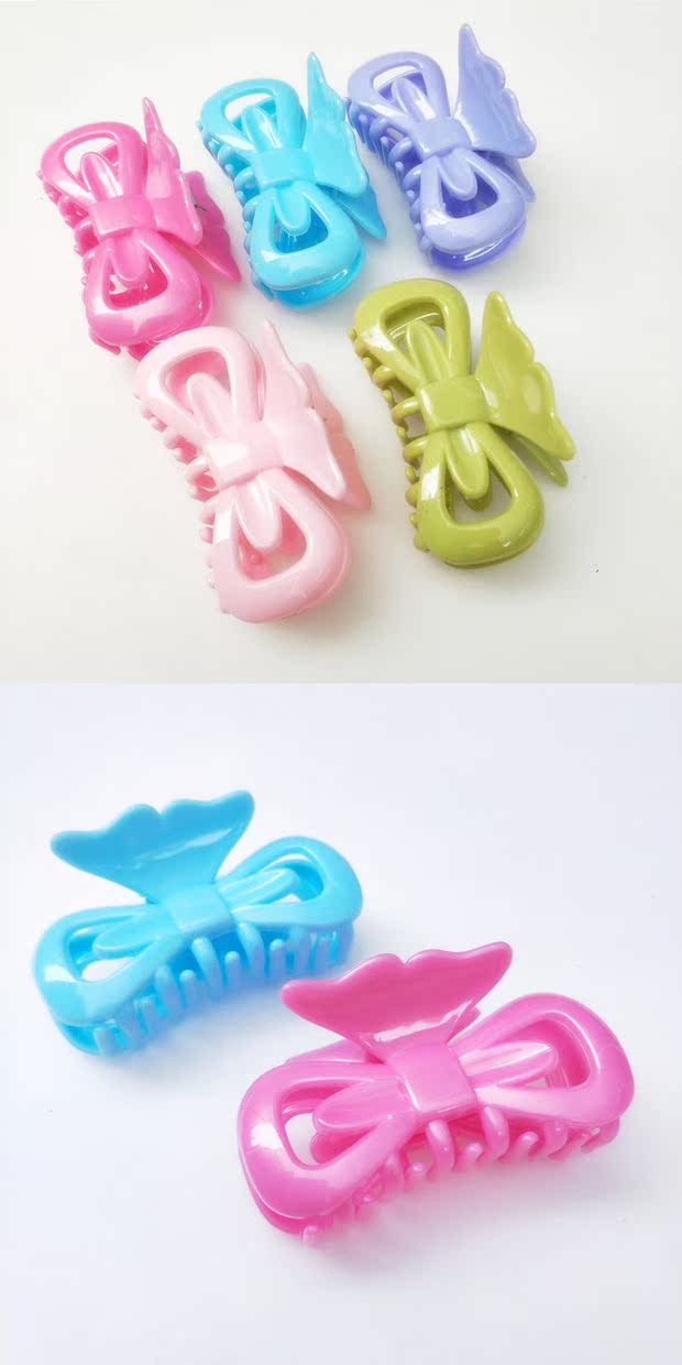 Hàn Quốc phụ kiện tóc tắm clip kẹp tóc kẹp clip bên clip lớn acrylic tóc clip nữ đĩa tóc lớn thẻ tóc băng đô nữ