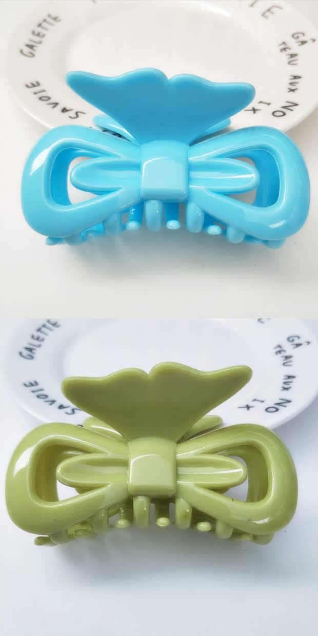 Hàn Quốc phụ kiện tóc tắm clip kẹp tóc kẹp clip bên clip lớn acrylic tóc clip nữ đĩa tóc lớn thẻ tóc băng đô nữ