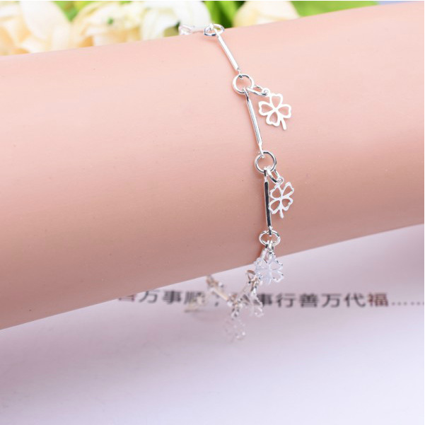 Vòng tay bạc 925 sterling nữ chuông cá heo nhỏ thời trang hoang dã Phiên bản quà tặng sinh nhật Nhật Bản và Hàn Quốc vòng tay trầm hương