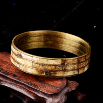 Tibet jewelry domineering India Joker brass inlaid yak bone