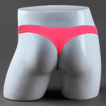 Thong mens panties sexy U bulge pocket cotton panties breathable comfortable youth T pants low waist